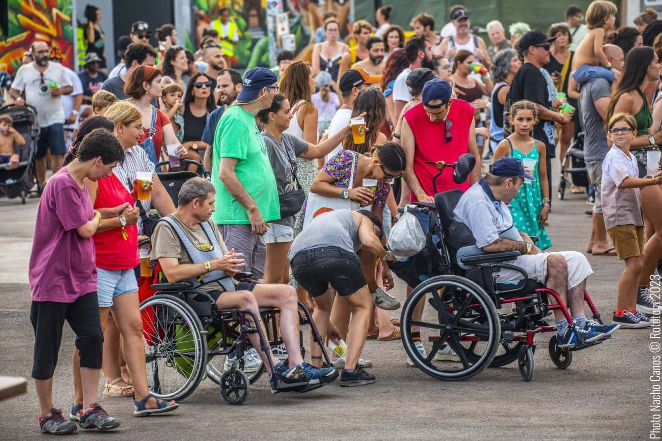 People with Disabilities at Rototom Sunsplash